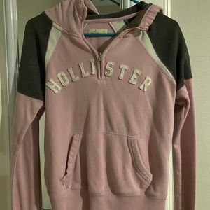 1/4 zip hollister jacket